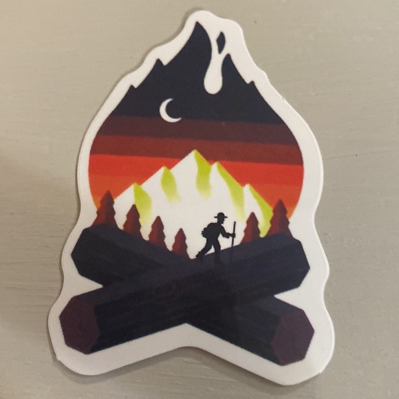 Set of 5.  New vinyl stickers. Waterproof 💦 outdoors, nature, adventure, jeep. - Picture 4 of 6